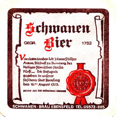 ebensfeld lif-by schwanen quad 1a (185-schwanen bier-braunrot)